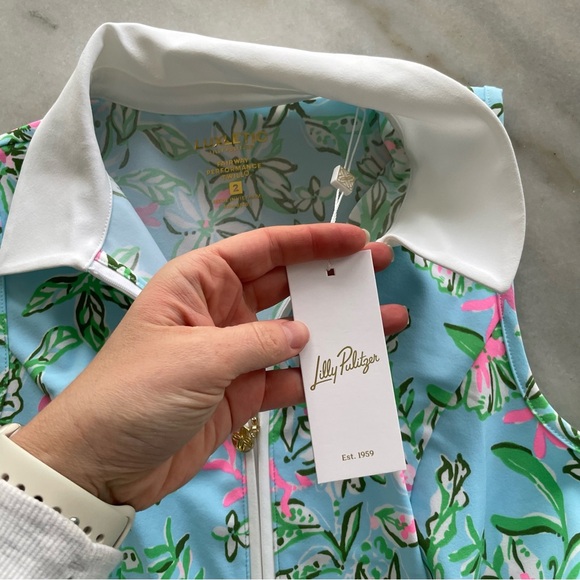 NWT Lilly Pulitzer Floral Sleeveless Golf Dress size 2 - Picture 6 of 7